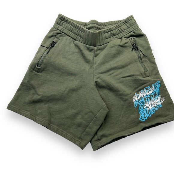 Superdry Forrest Green Cotton Sweat Shorts Women's XS/S - Picture 1 of 10